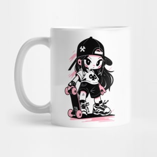 Skater Girl. For Skateboard Lovers. Mug